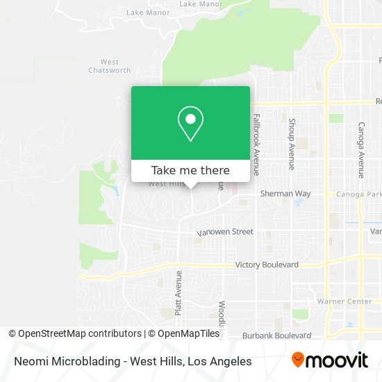 Neomi Microblading - West Hills map