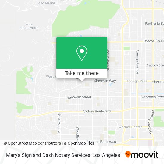 Mapa de Mary's Sign and Dash Notary Services