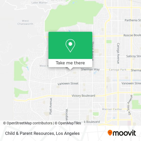 Child & Parent Resources map