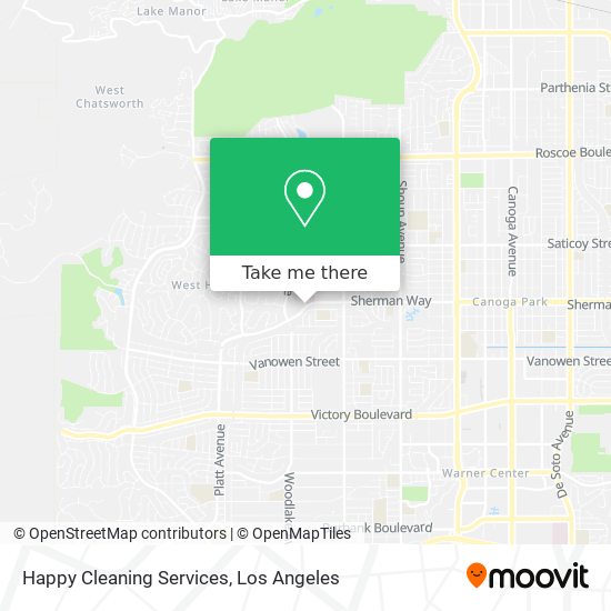 Mapa de Happy Cleaning Services