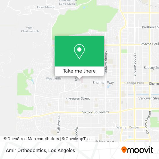 Mapa de Amir Orthodontics