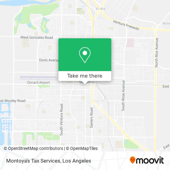 Montoya's Tax Services map