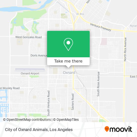 City of Oxnard Animals map