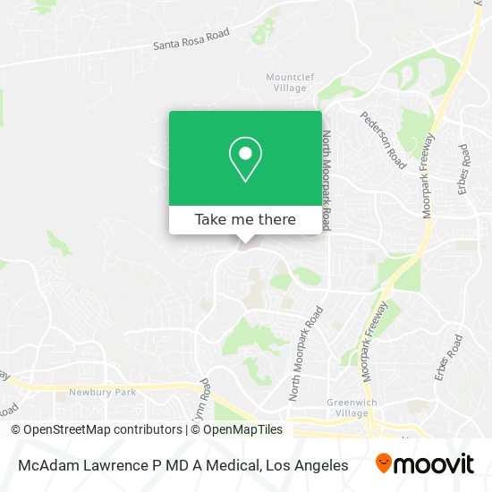 McAdam Lawrence P MD A Medical map