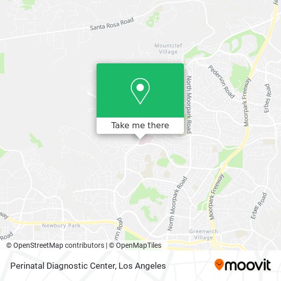 Perinatal Diagnostic Center map