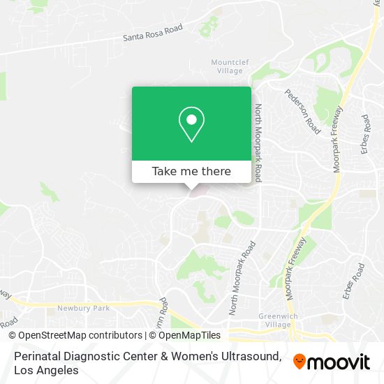 Perinatal Diagnostic Center & Women's Ultrasound map