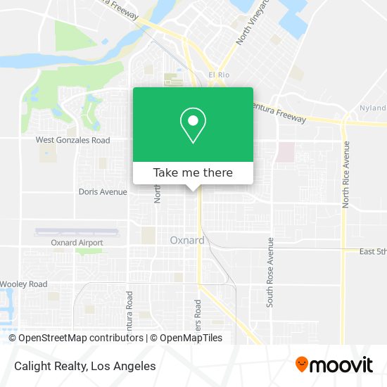 Calight Realty map