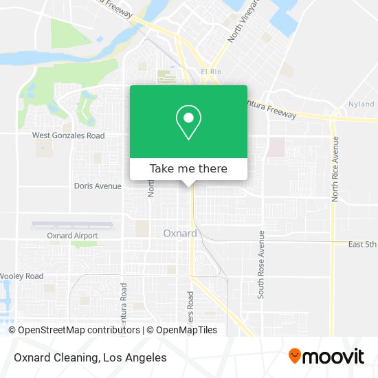 Oxnard Cleaning map