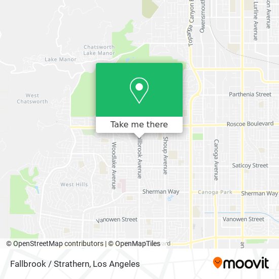 Mapa de Fallbrook / Strathern