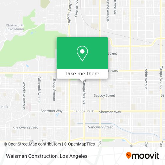 Waisman Construction map