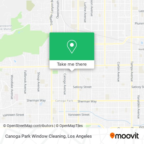 Mapa de Canoga Park Window Cleaning