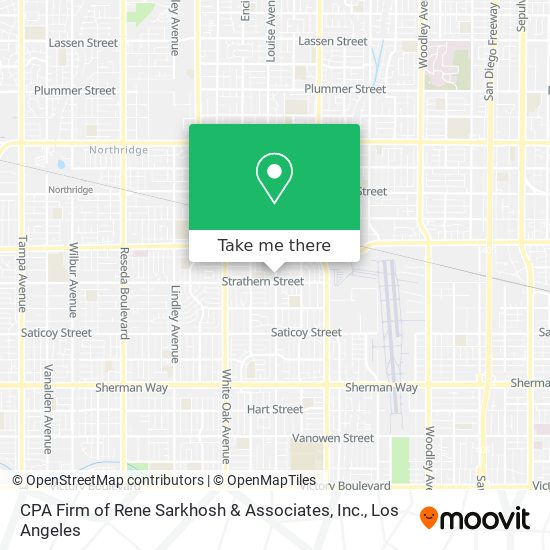 CPA Firm of Rene Sarkhosh & Associates, Inc. map