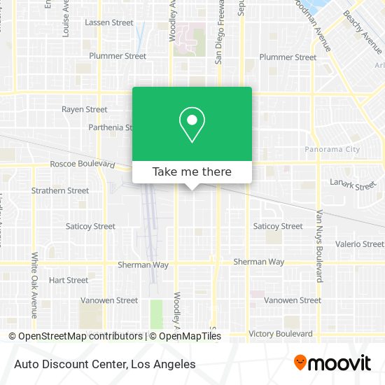 Auto Discount Center map