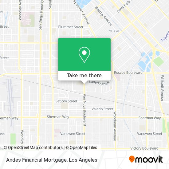 Andes Financial Mortgage map