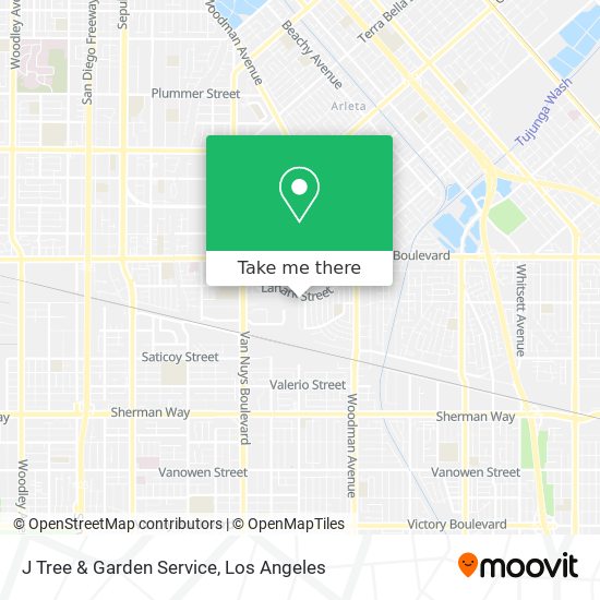 J Tree & Garden Service map