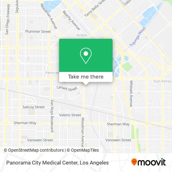 Mapa de Panorama City Medical Center