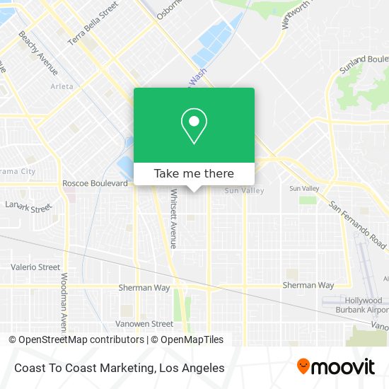 Coast To Coast Marketing map