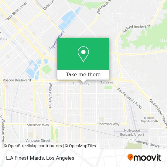 L.A Finest Maids map