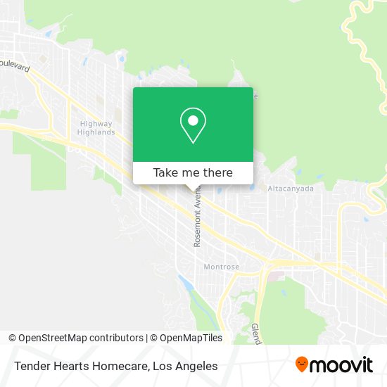 Tender Hearts Homecare map