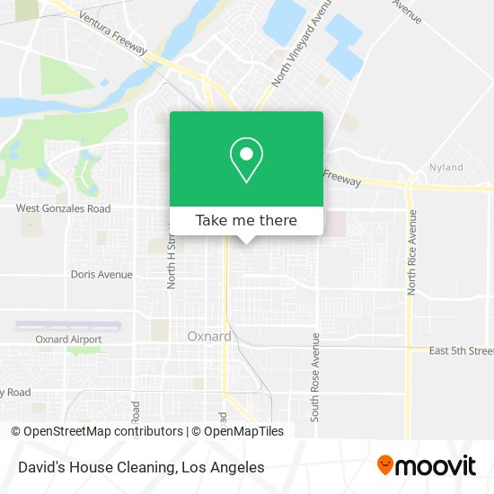 David's House Cleaning map