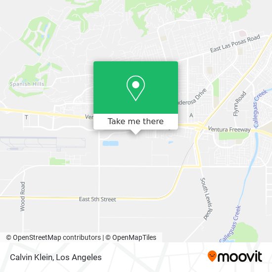 Mapa de Calvin Klein