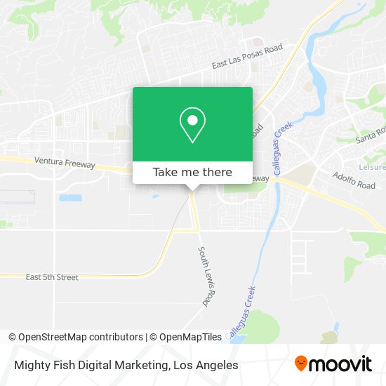 Mapa de Mighty Fish Digital Marketing