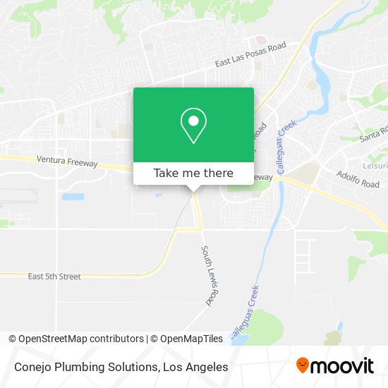 Mapa de Conejo Plumbing Solutions