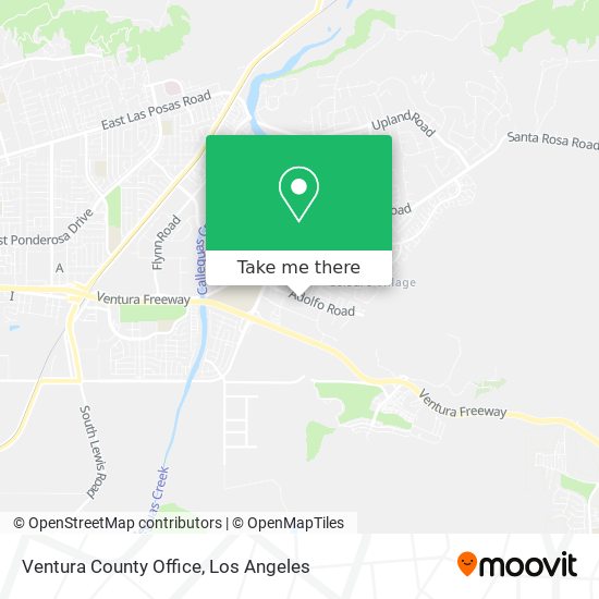 Mapa de Ventura County Office