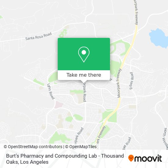 Mapa de Burt's Pharmacy and Compounding Lab - Thousand Oaks