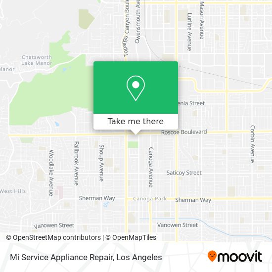 Mi Service Appliance Repair map