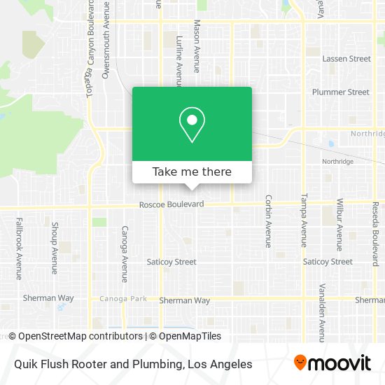 Quik Flush Rooter and Plumbing map