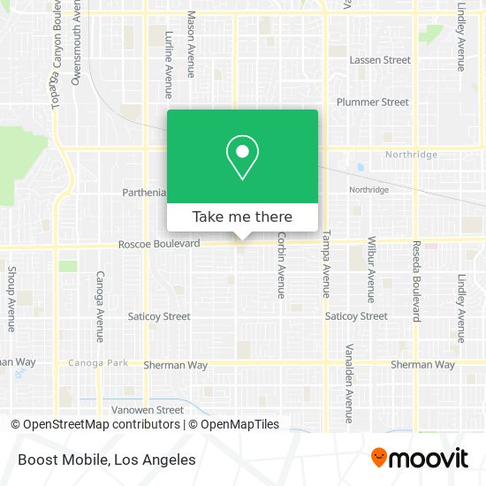 Boost Mobile map