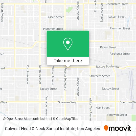 Mapa de Calwest Head & Neck Surical Institute