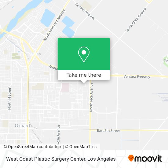 Mapa de West Coast Plastic Surgery Center