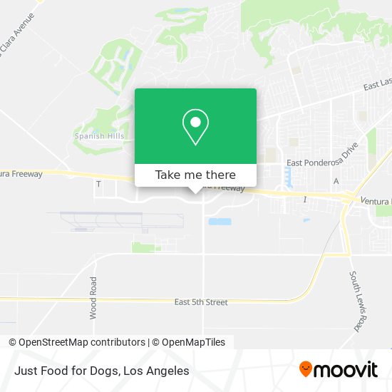 Just Food for Dogs map