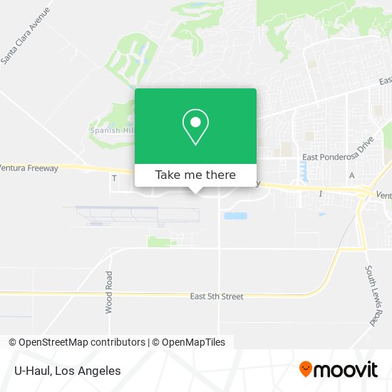 U-Haul map