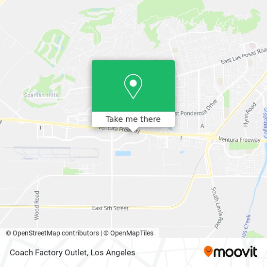 Coach Factory Outlet map