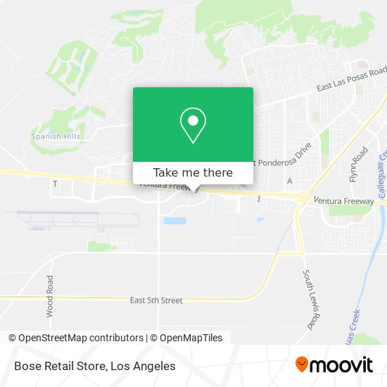 Bose Retail Store map