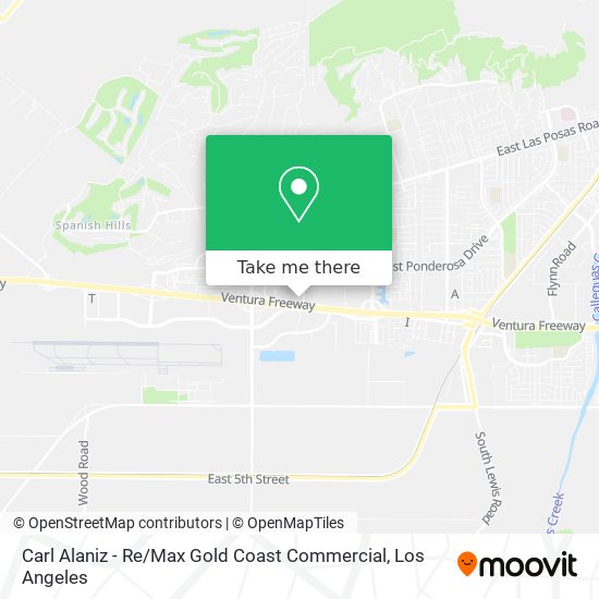 Mapa de Carl Alaniz - Re / Max Gold Coast Commercial