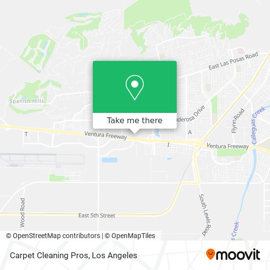 Carpet Cleaning Pros map