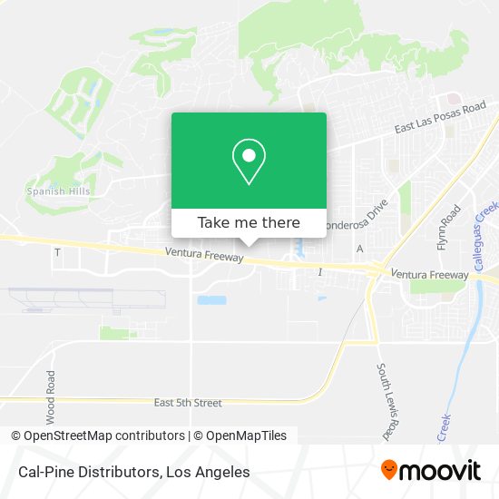 Cal-Pine Distributors map