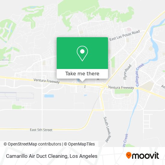 Camarillo Air Duct Cleaning map