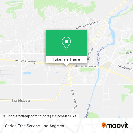 Mapa de Carlos Tree Service