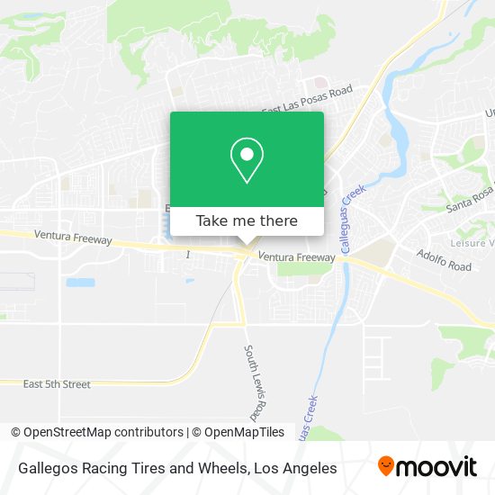 Mapa de Gallegos Racing Tires and Wheels