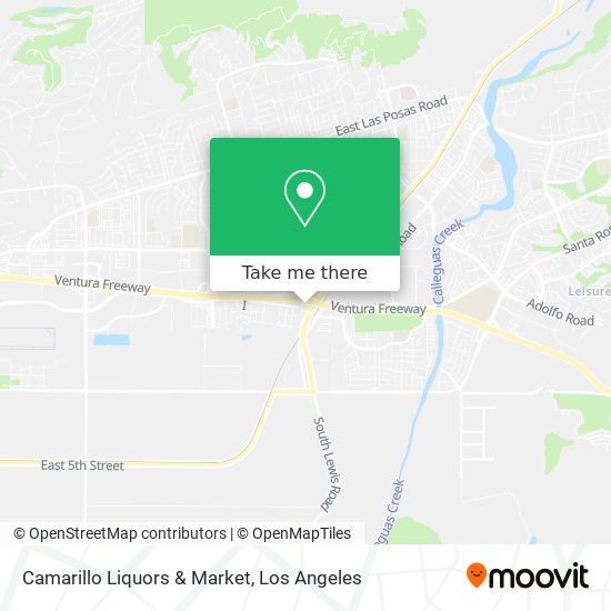 Mapa de Camarillo Liquors & Market