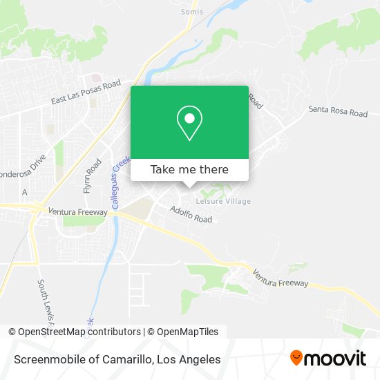 Mapa de Screenmobile of Camarillo