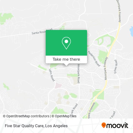 Five Star Quality Care map