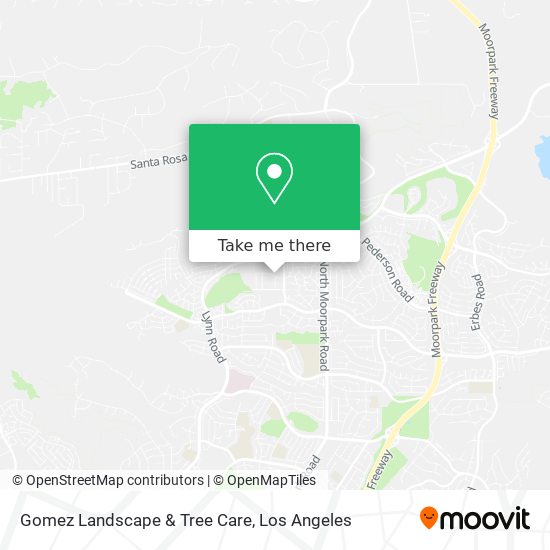 Gomez Landscape & Tree Care map