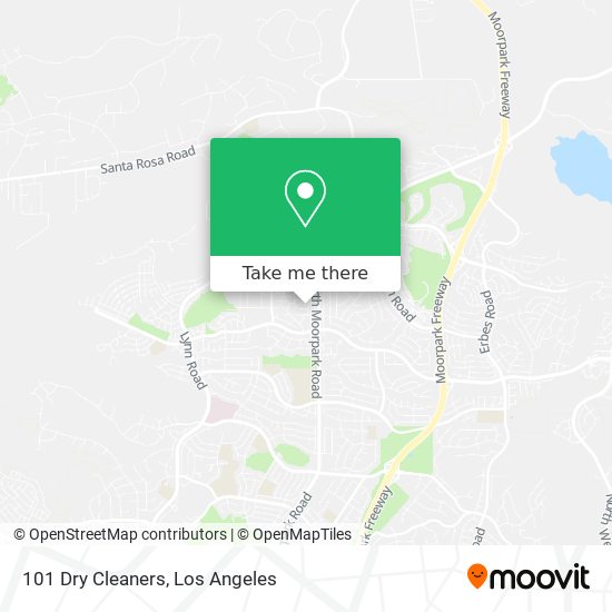 101 Dry Cleaners map
