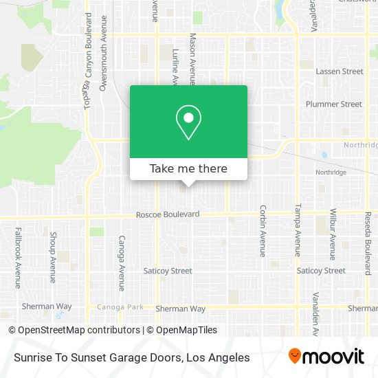 Mapa de Sunrise To Sunset Garage Doors